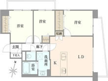 【兵庫県/神戸市東灘区魚崎北町】ステイツ住吉川サンクチュアリ・スクエア 間取り図