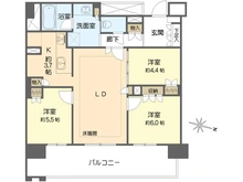 【大阪府/箕面市船場東】Brillia Tower 箕面船場  間取り図