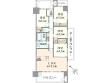 【大阪府/吹田市桃山台】グランファースト千里桃山台 7号棟 間取り図