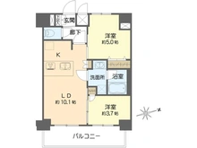 【大阪府/大阪市福島区海老江】プレサンス海老江ジャルダン 間取り図