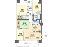 【大阪府/吹田市長野西】プラウド吹田千里丘サウスヒル 間取り図