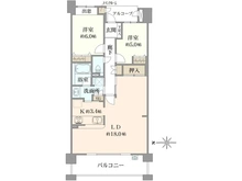 【兵庫県/西宮市大社町】グランスイート苦楽園 間取り図