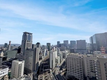 【大阪府/大阪市北区中津】ザ・パークハウス大阪梅田タワー 眺望：南向きバルコニーから