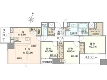 【大阪府/大阪市北区中津】ザ・パークハウス大阪梅田タワー 間取り図