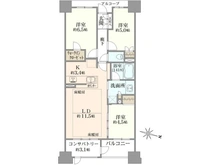 【大阪府/箕面市船場西】プラウド箕面船場 間取り図