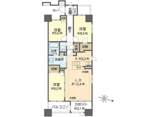 【大阪府/箕面市船場西】プラウド箕面船場 間取り図