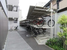 【大阪府/吹田市南金田】プラウド江坂サウスマーク 駐輪場