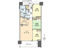 【大阪府/吹田市南金田】プラウド江坂サウスマーク 間取り図