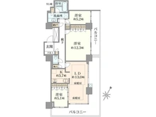 【兵庫県/神戸市東灘区住吉東町】住吉川リバーサイドフォーラム 間取り図
