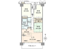 【兵庫県/西宮市前浜町】ブランズシティ西宮香櫨園 間取り図