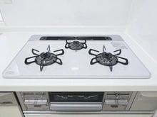 【兵庫県/神戸市東灘区住吉本町】グランドメゾン住吉本町ネクス キッチン：3口コンロ