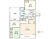 【兵庫県/西宮市千歳町】パーク・ハイム夙川千歳町 間取り図