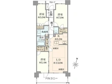 【兵庫県/西宮市堀切町】プラウド香櫨園 間取り図