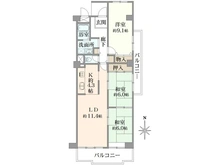 【兵庫県/西宮市樋之池町】苦楽園ヒルズ 1号棟 間取り図