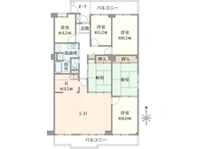 【兵庫県/西宮市樋之池町】苦楽園ヒルズ 2号棟 間取り図