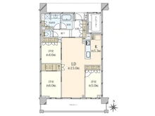 【兵庫県/西宮市田代町】プラウド西宮北口 間取り図