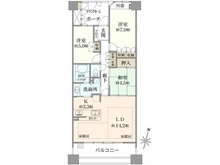 【兵庫県/西宮市松並町】ジェイグラン甲子園口松並町 間取り図