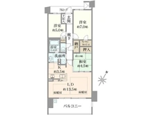 【兵庫県/西宮市神園町】夙川苦楽園口レジデンス 間取り図