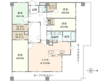 【神奈川県/横浜市青葉区奈良町】ランドシティ玉川学園ロイヤルテラス 間取り図