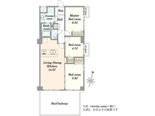 【神奈川県/横浜市南区六ツ川】サウスヒルズ横浜弘明寺 間取り図