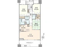 【神奈川県/横浜市青葉区藤が丘】プラウド青葉藤が丘 間取り図