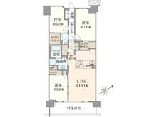 【神奈川県/横浜市都筑区茅ケ崎南】シティテラス横濱仲町台 弐番館 間取り図