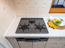 【神奈川県/横浜市鶴見区大東町】ルイシャトレ鶴見 ウエストコート キッチン：三口コンロ