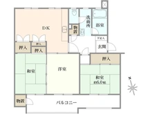 【神奈川県/横浜市青葉区青葉台】田園青葉台住宅団地 14号棟 間取り図