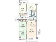【神奈川県/横浜市青葉区藤が丘】クリエール藤が丘 A館 間取り図