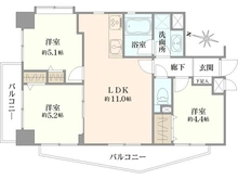 【神奈川県/横浜市西区戸部本町】ビッグヴァンベイフロント横浜 間取り図