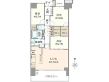 【神奈川県/平塚市天沼】オーベルグランディオ湘南平塚 間取り図