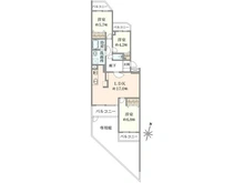 【神奈川県/横浜市南区六ツ川】グラン・ドムール横浜六ツ川 間取り図