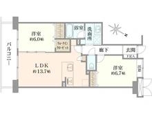 【神奈川県/横浜市鶴見区大東町】ルイシャトレ鶴見 ウエストコート 間取り図