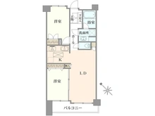 【神奈川県/川崎市幸区南加瀬】シティウインズ新川崎弐番館 間取り図
