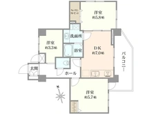 【神奈川県/横浜市緑区中山】エスプラザ中山 間取り図