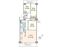 【神奈川県/相模原市南区大野台】コープ野村相模大野台 間取り図