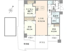 【神奈川県/相模原市南区上鶴間本町】クレアール相模大野 間取り図