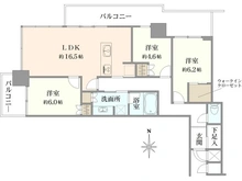 【東京都/中央区晴海】パークタワー晴海 間取り図