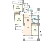 【神奈川県/横浜市緑区青砥町】クレッセントアクアポリス 間取り図
