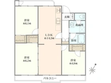 【神奈川県/横浜市緑区霧が丘】霧が丘グリーンタウン 27-10号棟 間取り図