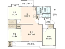 【神奈川県/川崎市宮前区けやき平】宮前平グリーンハイツ 15号棟 間取り図