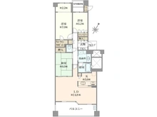 【神奈川県/横浜市青葉区藤が丘】ソルジェガーデン 間取り図