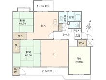 【神奈川県/川崎市宮前区けやき平】宮前平グリーンハイツ 15号棟 間取り図