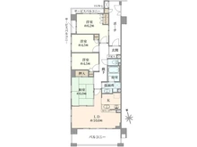 【神奈川県/横浜市旭区中白根】ナイスサンソレイユ横濱鶴ヶ峰 間取り図