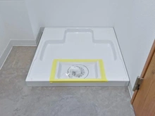 【神奈川県/横浜市青葉区美しが丘】たまプラーザ団地4街区2号棟 洗面所：洗濯機置場