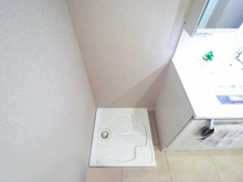 【神奈川県/相模原市中央区相模原】藤和相模原ハイタウン 洗面室：洗濯機置場