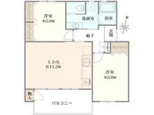 【神奈川県/横浜市青葉区美しが丘】たまプラーザ団地6街区 3号棟 間取り図