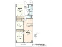 【神奈川県/横浜市緑区長津田】ダイアパレス長津田 間取り図