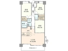 【神奈川県/横浜市港北区大豆戸町】藤和ハイタウン大倉山 間取り図