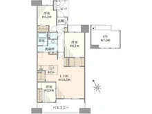 【神奈川県/横浜市都筑区南山田】エステガーデンセンター北サウススクエア 間取り図
